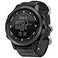 DIDITIME Mens Tactical Watch Black 46mm Nylon Strap AnalogDigital Display Water Resistant Compass Temperature Altimeter Barometer Steps Track