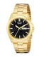 Citizen Quartz Mens Watch Stainless Steel Classic GoldTone Model BF058251F