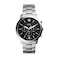 Fossil Mens Watch Neutra Quartz Stainless Steel Chronograph Watch for Men Color Silver