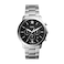 Fossil Mens Watch Neutra Quartz Stainless Steel Chronograph Watch for Men Color Silver
