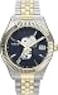 Timex Womens Peanuts x Waterbury Legacy Watch TwoTone Bracelet Blue Dial TwoTone Case