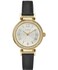 Timex Womens Dress 31mm Watch Black Strap SilverTone Dial GoldTone Case