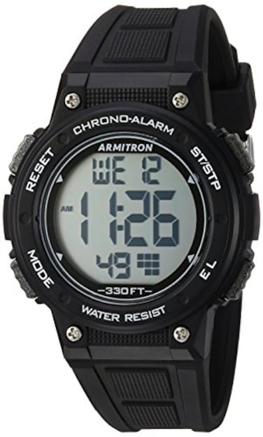 Armitron Sport Womens Digital Chronograph Resin Strap Watch