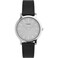 Timex Womens Transcend 34mm Watch Black Strap SilverTone Dial SilverTone Case