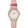 Timex Womens Easy Reader 30mm Watch Rose GoldTone Case Cream Dial with Bright Pink Leather Strap