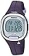 Timex Womens Ironman Triathlon Transit 33mm Resin Strap Watch SilverTone TopRing Purple Resin Strap