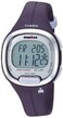 Timex Womens Ironman Triathlon Transit 33mm Resin Strap Watch SilverTone TopRing Purple Resin Strap