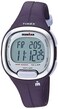 Timex Womens Ironman Triathlon Transit 33mm Resin Strap Watch SilverTone TopRing Purple Resin Strap
