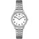 Timex Womens Easy Reader 30mm Watch SilverTone Case White Dial with SilverTone Stainless Steel Expansion Band