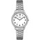 Timex Womens Easy Reader 30mm Watch SilverTone Case White Dial with SilverTone Stainless Steel Expansion Band