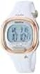 Timex Womens Ironman Triathlon Transit 33mm Resin Strap Watch Rose Gold TopRing White Resin Strap