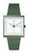 Swatch Square Bioceramic Unisex Watch Casual Bioceramic Green Quartz Waterproof What IfGreen