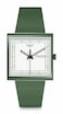 Swatch Square Bioceramic Unisex Watch Casual Bioceramic Green Quartz Waterproof What IfGreen