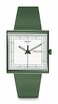Swatch Square Bioceramic Unisex Watch Casual Bioceramic Green Quartz Waterproof What IfGreen