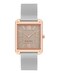 Nine West Womens Sunray Dial Mesh Bracelet Watch