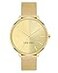 Nine West Womens Sunray Dial Mesh Bracelet Watch