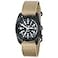 BERTUCCI A2T Vintage Watch Black Dial124B Defender Khaki Nylon Band