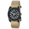 BERTUCCI A2T Vintage Watch Black Dial124B Defender Khaki Nylon Band