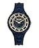 Versus Versace Fire Island Studs Collection Luxury Womens Watch Timepieces with a Blue Strap Case and Dial