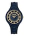 Versus Versace Fire Island Studs Collection Luxury Womens Watch Timepieces with a Blue Strap Case and Dial