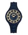 Versus Versace Fire Island Studs Collection Luxury Womens Watch Timepieces with a Blue Strap Case and Dial