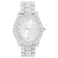 Charles Raymond Womens Big Rocks Bezel Colored Dial with Roman Numerals Fully Iced Out Watch ST10327LA PNPPNP