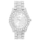 Charles Raymond Womens Big Rocks Bezel Colored Dial with Roman Numerals Fully Iced Out Watch ST10327LA PNPPNP