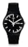 Swatch New Gent Biosourced Unisex Watch Casual Plastic Black Quartz Waterproof Mono Black