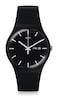 Swatch New Gent Biosourced Unisex Watch Casual Plastic Black Quartz Waterproof Mono Black