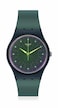 Swatch Gent Biosourced Unisex Watch Casual Plastic Blue Quartz Waterproof Dreaming of Gemstones