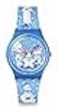 Swatch Gent Biosourced Unisex Watch Casual Polymer Blue Quartz Waterproof Tidings of Joy