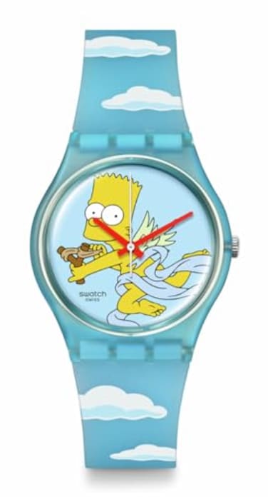 Swatch Gent Biosourced Unisex Watch Casual Polymer Blue Quartz Waterproof Angel Bart