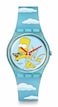 Swatch Gent Biosourced Unisex Watch Casual Polymer Blue Quartz Waterproof Angel Bart