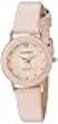 Armitron Womens 752447 DiamondAccented Leather Strap Watch