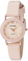 Armitron Womens 752447 DiamondAccented Leather Strap Watch