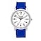 Speidel Original Scrub Watch Water Resistant 38mm Case 12Hour Dial Easy Read Unisex Silicone Band Royal Blue