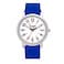 Speidel Original Scrub Watch Water Resistant 38mm Case 12Hour Dial Easy Read Unisex Silicone Band Royal Blue