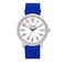 Speidel Original Scrub Watch Water Resistant 38mm Case 12Hour Dial Easy Read Unisex Silicone Band Royal Blue