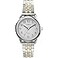 Timex Womens Easy Reader 25mm Watch SilverTone Case White Dial with TwoTone Expansion Band