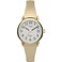 Timex Womens Easy Reader 25mm Watch GoldTone Case White Dial with Tapered Expansion Band