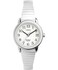 Timex Womens Easy Reader 25mm Watch SilverTone Case White Dial with Tapered Expansion Band