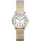 Timex Womens Easy Reader 25mm Watch TwoTone Case White Dial with ExtraLong TwoTone Expansion Band