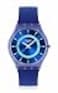 Swatch Skin Classic Biosourced Unisex Watch Casual Polymer Blue Quartz Waterproof Jammy Grape Dream