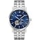 Bulova Mens Classic Dress 3Hand 21 jewel Automatic Watch 42 Hour Reserve Hack Feature Subsecond Hand Open Aperture Dial Exhibition Case Back 42mm Style 96A247