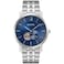 Bulova Mens Classic Dress 3Hand 21 jewel Automatic Watch 42 Hour Reserve Hack Feature Subsecond Hand Open Aperture Dial Exhibition Case Back 42mm Style 96A247