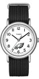Timex Unisex Weekender 38mm Watch Philadelphia Eagles with SlipThru Single Layer Strap