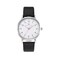 Wristology Maxi Easy Change Band Numbers Silver Watch Interchangeable Black Silicone Strap Read Analog Face with Second Hand for Women Men Nurses Teachers Seniors EMT Olivia SWS003