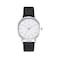 Wristology Maxi Easy Change Band Numbers Silver Watch Interchangeable Black Silicone Strap Read Analog Face with Second Hand for Women Men Nurses Teachers Seniors EMT Olivia SWS003