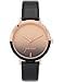 Nine West Dress Watch Model NW2346RGBK BlackRose Gold