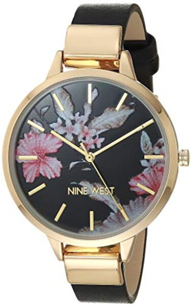Nine West Dress Watch Model NW2044FLBK BlackGold
